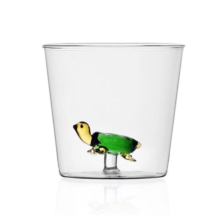 ICHENDORF Collection Animal Farm Design Alessandra Baldereschi gobelet timbale verre tortue