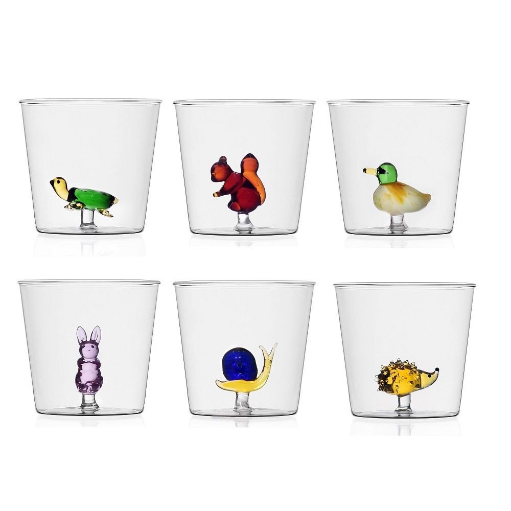 ICHENDORF Collection Animal Farm Design Alessandra Baldereschi gobelet timbale verre tortue