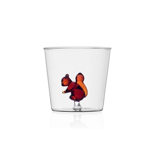 ICHENDORF Collection Animal Farm Design Alessandra Baldereschi gobelet timbale verre écureuil