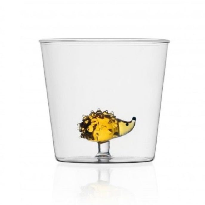 ICHENDORF Collection Animal Farm Design Alessandra Baldereschi gobelet timbale verre hérisson