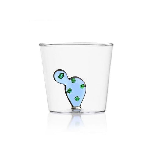 ICHENDORF Collection Desert plants design alessandra baldereschi verre timbale gobelet cactus bleu