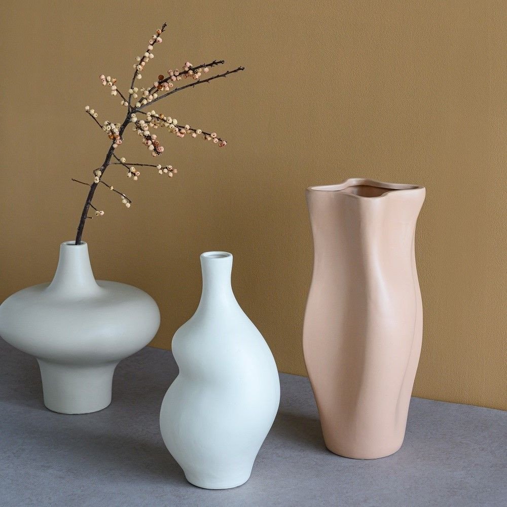 URBAN NATURE CULTURE Vase toupie blanc