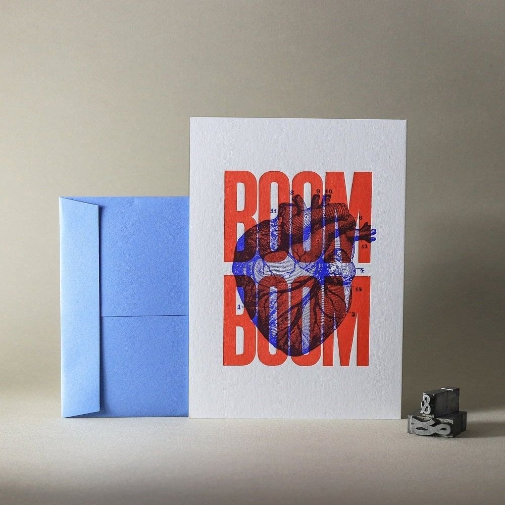 Pappus Editions - Carte Boom Boom rouge