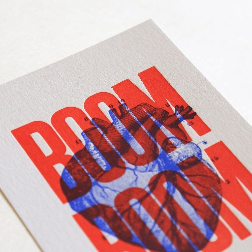 Pappus Editions - Carte Boom Boom rouge