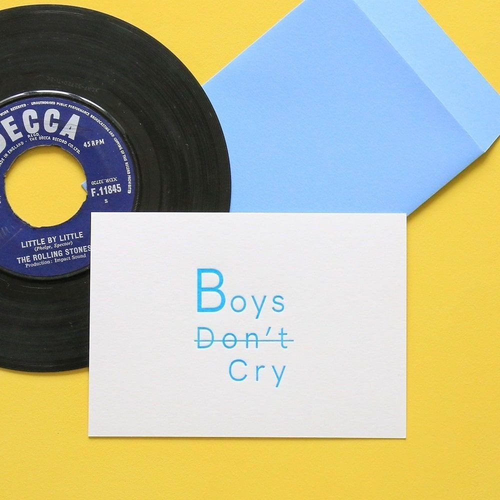 Pappus Editions - Carte Boys don't cry