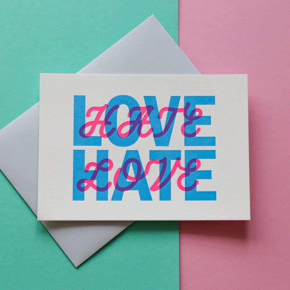 Pappus Editions - Carte Hate Love