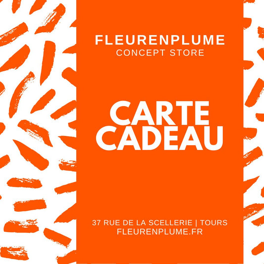 Carte cadeaux fleurenplume 50 euros