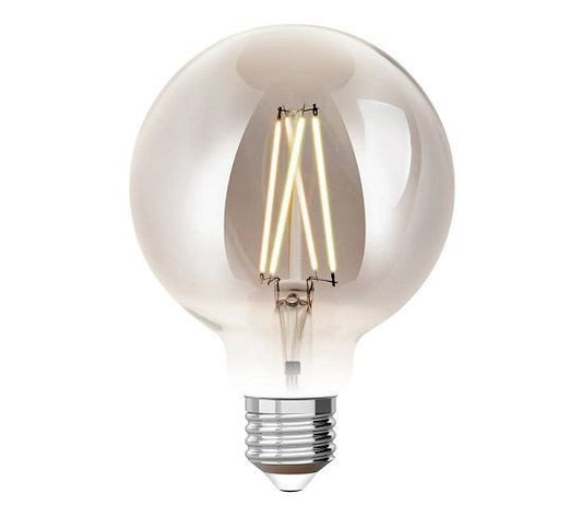 IDUAL Ampoule led globe  silver dimmable à télécommande