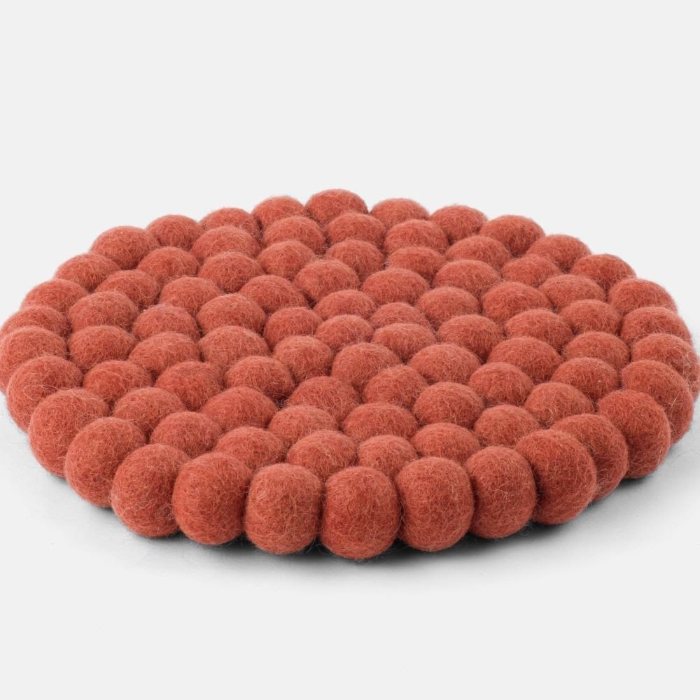 MYFELT Dessous de plat Boulier Terracotta