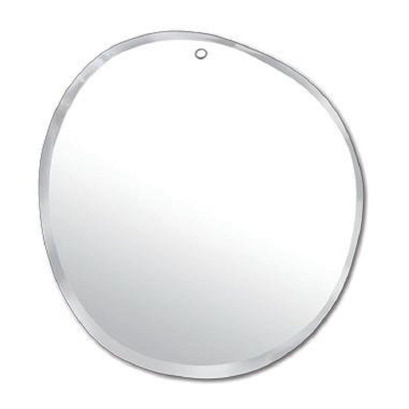 m nuance grand miroir rond argent design forme aleatoire deco tendance