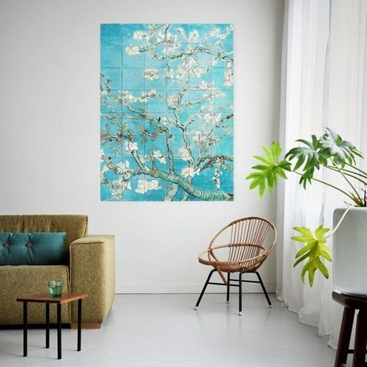 IXXI  myworld Tableau Pixel Vincent Van Gogh amandiers en fleurs